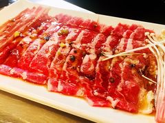 调味牛五花-韩聚屋韩国烤肉餐厅(新北万达店)
