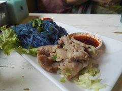 -蝶豆花蓝面条