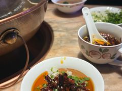现炸辣椒油-清真·老门框爆肚涮肉·中华老字号(丰管路店)