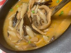 菌菇汤莜面鱼鱼-西贝莜面村(上海百联西郊店)