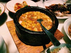 石锅鸡汤豆腐-绿茶餐厅(壹方天地店)