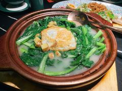 拍姜煎蛋浸菜心-粤·向群饭店(二沙岛店)