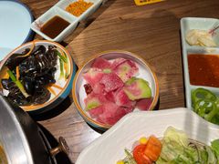 -明洞阿姨·韩式酱蟹烤肉·创意料理(三元桥店)