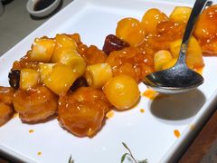 鲜果宫保虾球。-尚一汤·粤菜海鲜(环球港店)