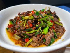 小炒黄牛肉-鸡毛店·川菜(李家沱店)