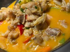 酸萝卜烧牛蛙-老阿爸鲜鱼土菜(昆山花桥店)