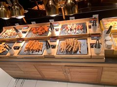 面包甜点陈列柜-比格比萨自助(新辰里学清路店)