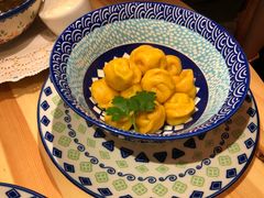 蘑菇饺子-Lozhki-ploshki