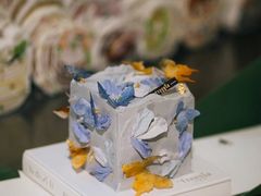 蓝莓小方特调奶油蛋糕-小苍兰风铃草蛋糕甜品(沈阳店)
