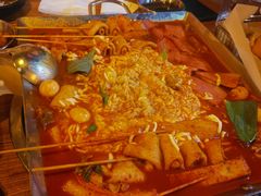 芝士火山炒年糕-包装马车·韩国料理·포장마차