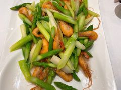 芦笋炒河虾-道道鲜·崇明私房菜(五角场店)