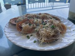 蒜蓉粉丝蒸扇贝-七鲜渔港美食餐厅(巽寮湾海景店)