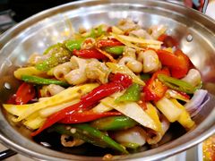 干锅脆爽鱼肚-付掌柜在成都·热炒砂锅集(金禾店)