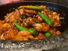 酱爆石锅蛙-绿茶餐厅(王府井永宁门店)