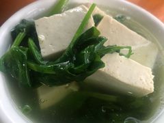 豆尖豆腐汤-昆明市官渡区两锅美食餐厅