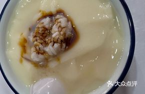 Red Sugar Fermented Rice Wine Ice Tofu Pudding