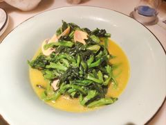 菜心烧蘑菇-涌上外婆桥(南塘店)