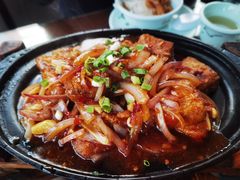 铁板毛豆腐-徽州美食(三十年老店)