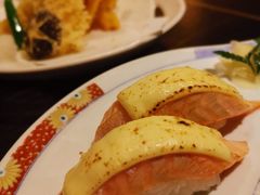 火炙三文鱼寿司-山葵家·创意料理(宁波来福士店)