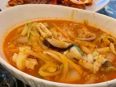 海鲜辣汤面-桃园中华料理炸酱面(燕儿岛路店)