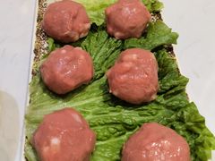 手打生牛肉丸-鲜锦记潮汕牛肉火锅(月坛店)