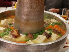 炊锅腊排骨煮老豆腐-腾冲官房大酒店·锦腾轩餐厅