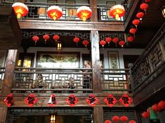 大宅院农家乐，每晚180很合算。嘻嘻口味也很好-浙北大峡谷