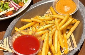 Fried French Fries with Truffle Mayonnaise