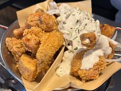 双拼炸鸡-富乐满韩国正宗炸鸡韩国料理(虹泉路店)