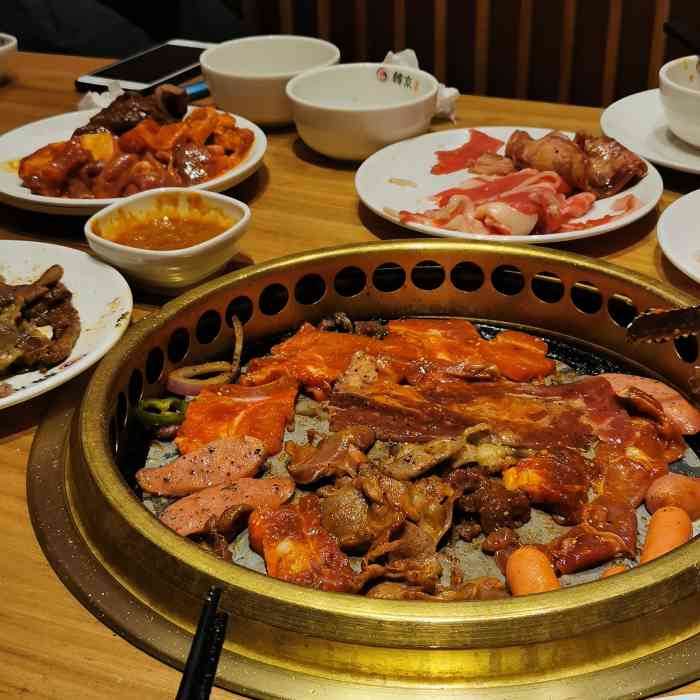 韩京海鲜烤肉自助料理柯桥万达店