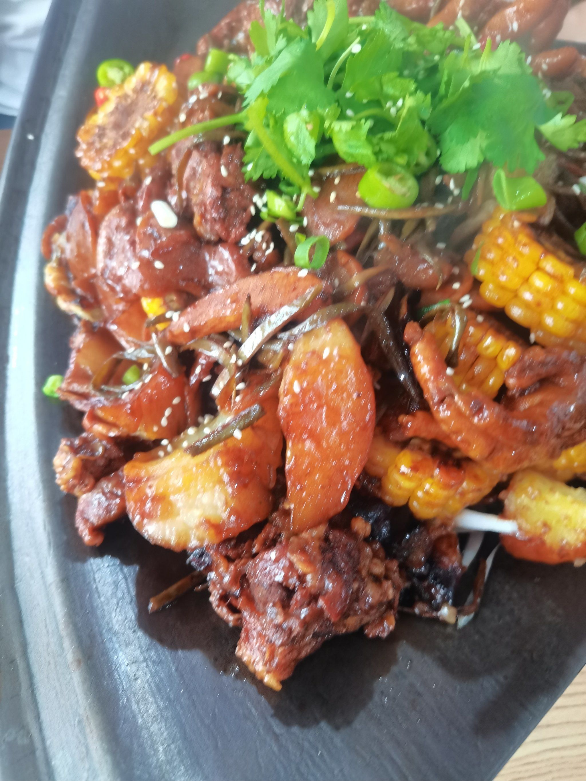 沈北蒲河矿对面 飘香四溢嘎巴锅