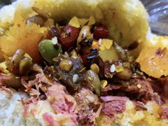 -清真马乐贝腊牛肉蛋黄菜夹馍(马蓉洒金桥店)