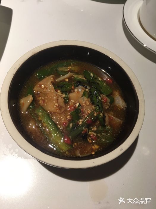 上上瓷·艺境川菜(IFS旗舰店)烧椒鹅肠图片