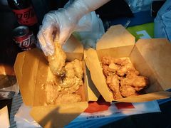 炸鸡翅一半一半-富乐满韩国正宗炸鸡韩国料理(虹泉路店)