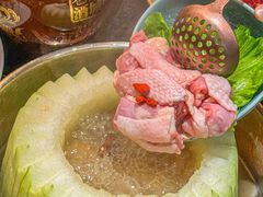 -得意咚瓜·顺德鱼生·冬瓜盅火锅