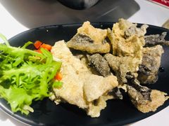 网红小吃炸鱼皮-鱼酷活鱼烤鱼(沈阳大悦城店)