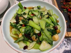 油渣炒四季青菜-望湘园·洞庭渔宴(永旺店)