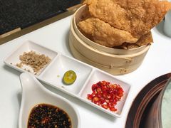 炸豆皮-洪氏嗨捞·猪肚鸡火锅(阳光天地店)