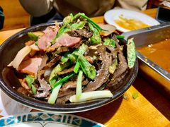 干笋子炒腊肉-禧福徕盆盆香川菜馆(北京市朝阳区)