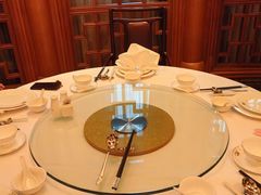 餐具摆设-上海兴国宾馆 丽宫中餐厅