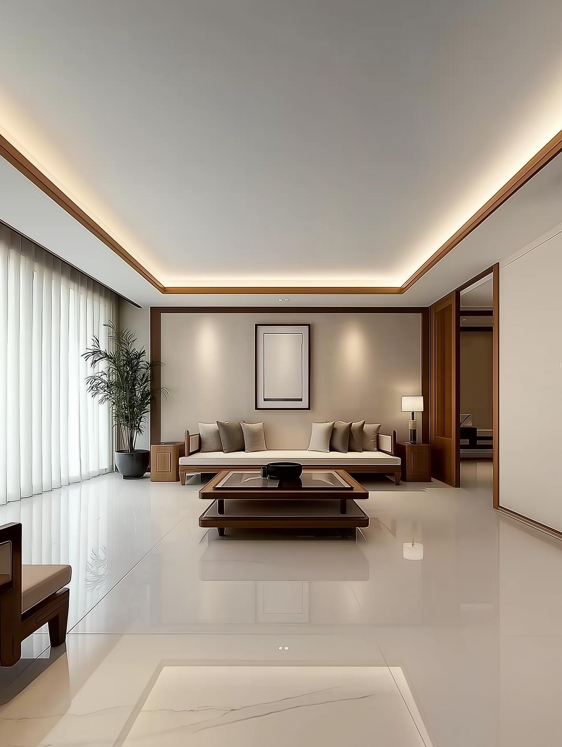 新中式 亮面砖=豪宅,被新家美貌🤗袭击了