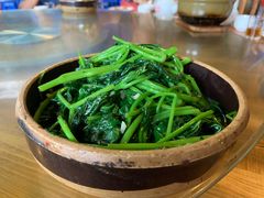 豆豉鲮鱼炒番薯叶-和记菜馆