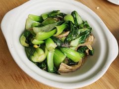 蘑菇炒青菜-北京水岸山吧度假村(雁栖镇店)