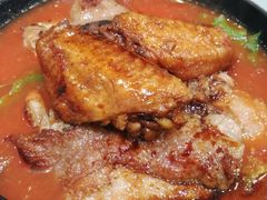 番茄浓汤鸡翅猪扒通粉-华嫂冰室(尖沙咀店)