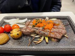 烤澳洲牛板腱牛扒-和平馆·地道港澳茶餐厅(西门口店)