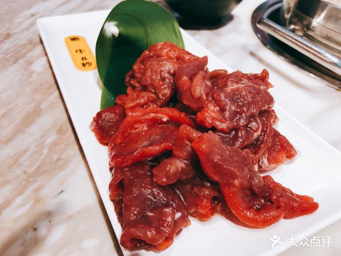 牛上天潮汕牛肉火锅(滨海店)嫩牛图片 第16张