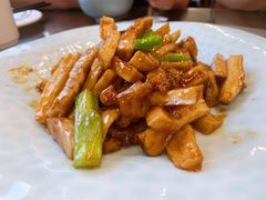 杏鲍菇炒牛柳-福寿斋·老北京铜锅涮肉·烧烤(清岚店)
