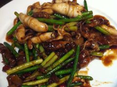 五花肉炒皮管-吕氏疙瘩汤·私家菜馆(慈云寺店)