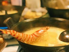 -鲜入围煮花胶鸡海鲜火锅