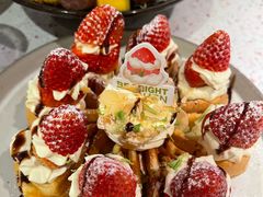 草莓忌廉华夫饼-BE BRIGHT KITCHEN(正佳广场店)